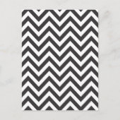 Zig Zag Striped Pattern Zazzle Sjabloon Achtergron Briefkaart (Voorkant)