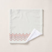 Zig Zag Stripes tekenen in kalm Waterverf Bad Handdoek (Wasdoekje)