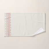 Zig Zag Stripes tekenen in kalm Waterverf Bad Handdoek (Handdoek)