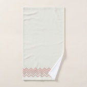 Zig Zag Stripes tekenen in kalm Waterverf Bad Handdoek (Handdoek)