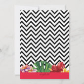 Zig Zag Zomer Uitnodiging (Achterkant)