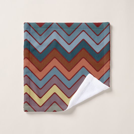 Zig Zag Zuidwest Patroon Bad Handdoek (Wasdoekje)