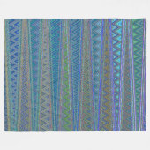 ZIG ZAGGING IN DE DERDE UNIVERSE FLEECE DEKEN (Voorkant (Horizontaal))