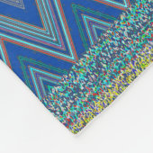 ZIG ZAGGING IN DE DERDE UNIVERSE FLEECE DEKEN (Hoek)