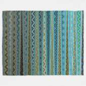 ZIG ZAGGING IN HET ZESDE HEELAL FLEECE DEKEN (Voorkant (Horizontaal))