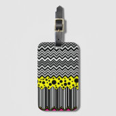 Zig-Zags Bagagelabel (Voorkant (verticaal))