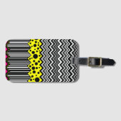 Zig-Zags Bagagelabel (Voorkant (horizontaal))