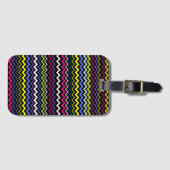 Zig-Zags Bagagelabel (Voorkant (horizontaal))