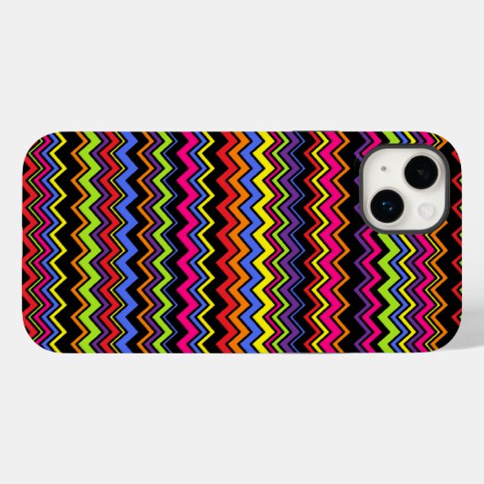 Zig-Zags Case-Mate iPhone Case (Achterkant (horizontaal))
