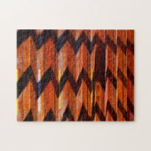 Zig Zap Pattern Wooden Stairs Legpuzzel (Horizontaal)