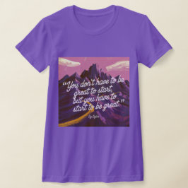 Zig Ziglar Productivity Quote T-shirt