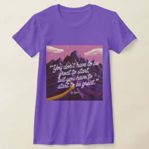 Zig Ziglar Productivity Quote T-shirt