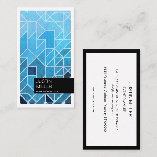 zigetyzag visitekaartje (Voorkant / Achterkant)