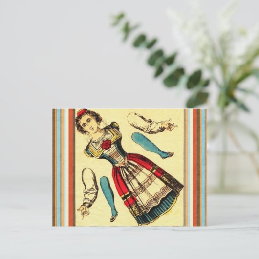  zigeuner briefkaart (Staand voorkant)