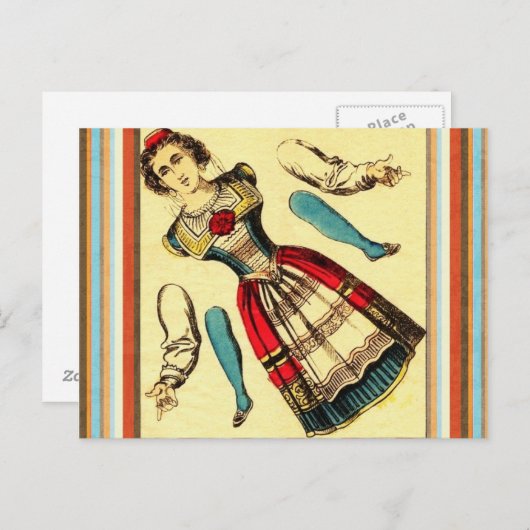  zigeuner briefkaart (Voorkant / Achterkant)