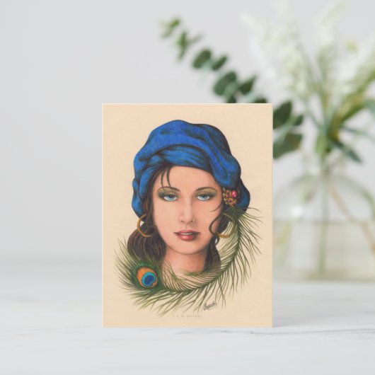 zigeuner briefkaart (Staand voorkant)