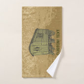 Zigeuner Caravan Wagen Bad Handdoek (Handdoek)