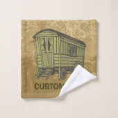 Zigeuner Caravan Wagen Bad Handdoek (Wasdoekje)
