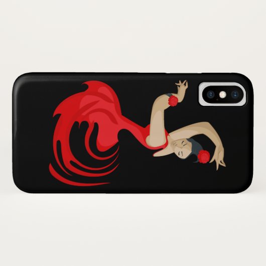 Zigeuner Flamenco Danser Case-Mate iPhone Case (Achterkant (horizontaal))