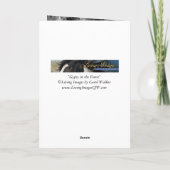 Zigeuner in het bos - Vakantie paard wenskaart Kaart (Achterkant)