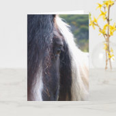 Zigeuner Vanner Notecard Kaart (Gele Bloem)