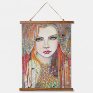 Zigeunerfantasie Boho-kunstwerk van Molly Harrison Hangend Wandkleed
