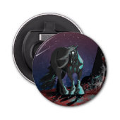 Zigeunerhart ~ button flesopener (Voorkant)