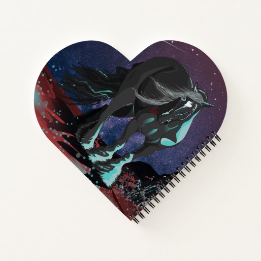 Zigeunerhart ~ hart notitieboek (Achterkant)