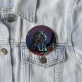 Zigeunerhart ~ ronde button 7,6 cm (In situ)