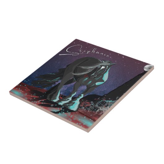 Zigeunerhart ~ tegeltje (Zijkant)