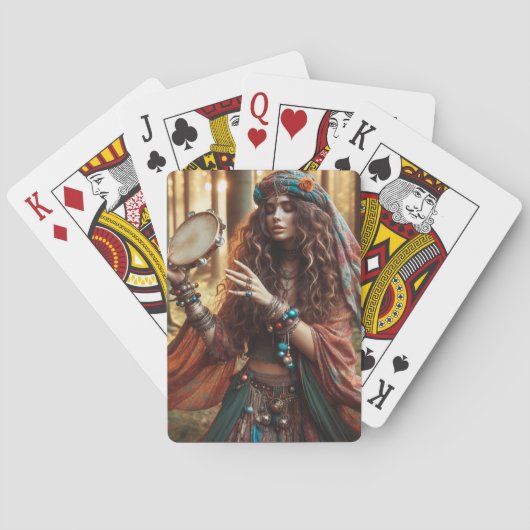 zigeunerin pokerkaarten (Achterkant)