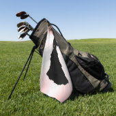 Zigeunerin Speelt Viool Golfhanddoek (Groen)