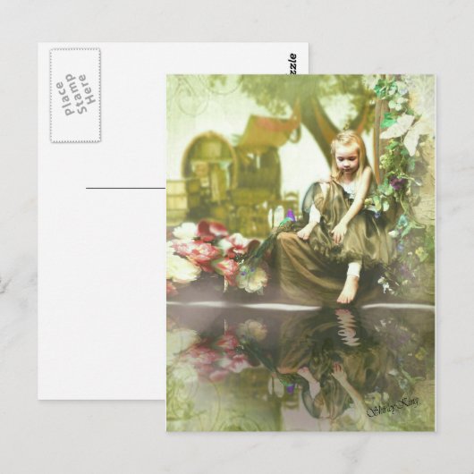 zigeunerkaarten briefkaart (Voorkant / Achterkant)