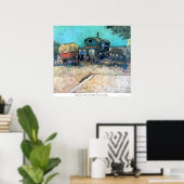 zigeunerkamp met paard - Vincent van Gogh Poster (Thuiskantoor)