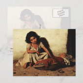 zigeunerkinderen briefkaart (Voorkant / Achterkant)