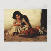 zigeunerkinderen briefkaart (Voorkant)