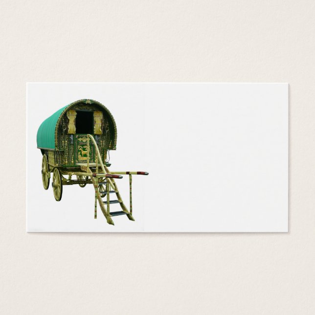 zigeunerkraampje visitekaartjes (Voorkant)