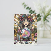 zigeunermagie briefkaart (Staand voorkant)