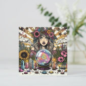 zigeunermagie kaart (Staand voorkant)