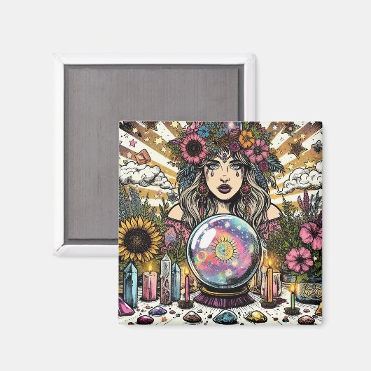 zigeunermagie magneet (Voorkant / Achterkant)