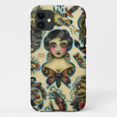 zigeunermeisje moth Case-Mate iPhone case (Achterkant)