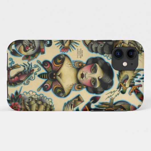 zigeunermeisje moth Case-Mate iPhone case (Achterkant (horizontaal))