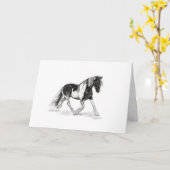 Zigeunerpaard Blijf sterk en draf aan! Kaart (Gele Bloem)