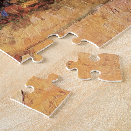 zigeuners met caravans van Vincent van Gogh Legpuzzel (Zijkant)