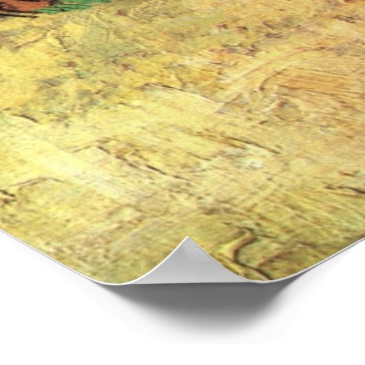 zigeuners met caravans van Vincent van Gogh Poster (Hoek)