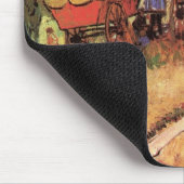 Zigeuners met Karavanen door Vincent van Gogh Muismat (Hoek)