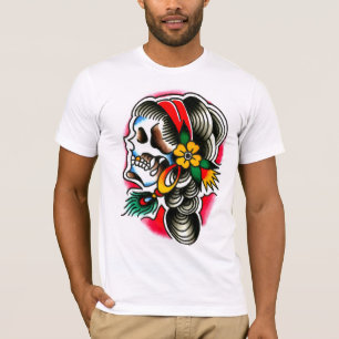 zigeunerschedel met peacockvanger t-shirt