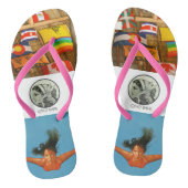 zigeunerverzending - de reisbladen teenslippers (Voetbed)