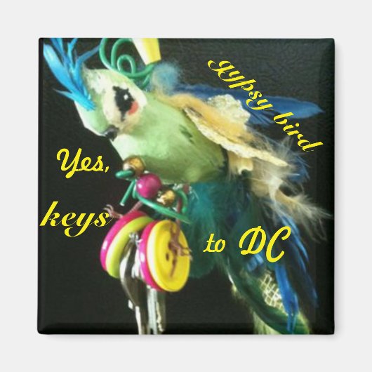 zigeunervogel magneet (Voorkant)