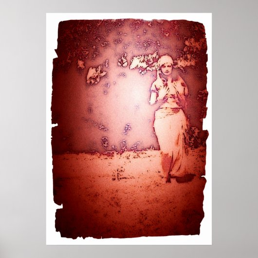  zigeunervrouw poster (Voorkant)